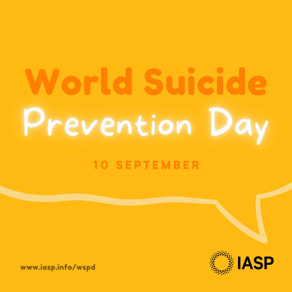 plakat wydarzenia World Suicide prevention Day