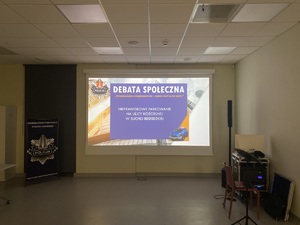 sala audiowizualna w czasie debaty