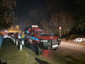 Pojazd grupy podhalańskiej biorącej udział w poszukiwaniach