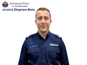 Zdjęcie wizerunku dzielnicowego Zbigniewa Biela