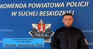 Zdjęcie dzielnicowego Marcina Pułki