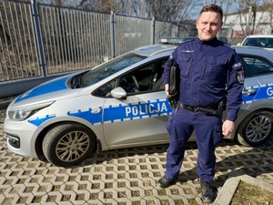 Zdjęcie dzielnicowego Sebastiana Borgosz