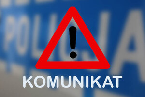 czerwony trójkąt komunikat