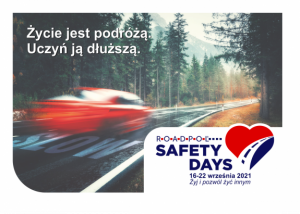 plakat akcji safety days