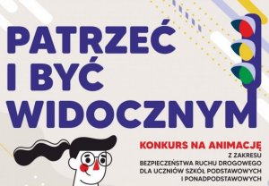 plakat konkursu patrzeć i być widocznym