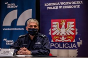 zdjęcie zastępcy Komendanta Wojewódzkiego Policji w Krakowie