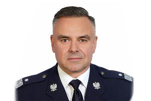 zdjęcie przedstawiające Komendanta Wojewódzkiego Policji w Krakowie