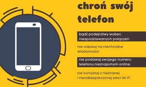 grafika z informacjami dotyczącymi ochrony telefonu