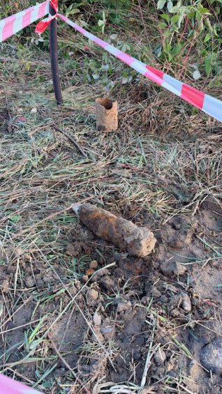 Dwa niewybuchy z II wojny światowej znalezione w Makowie Podhalańskim